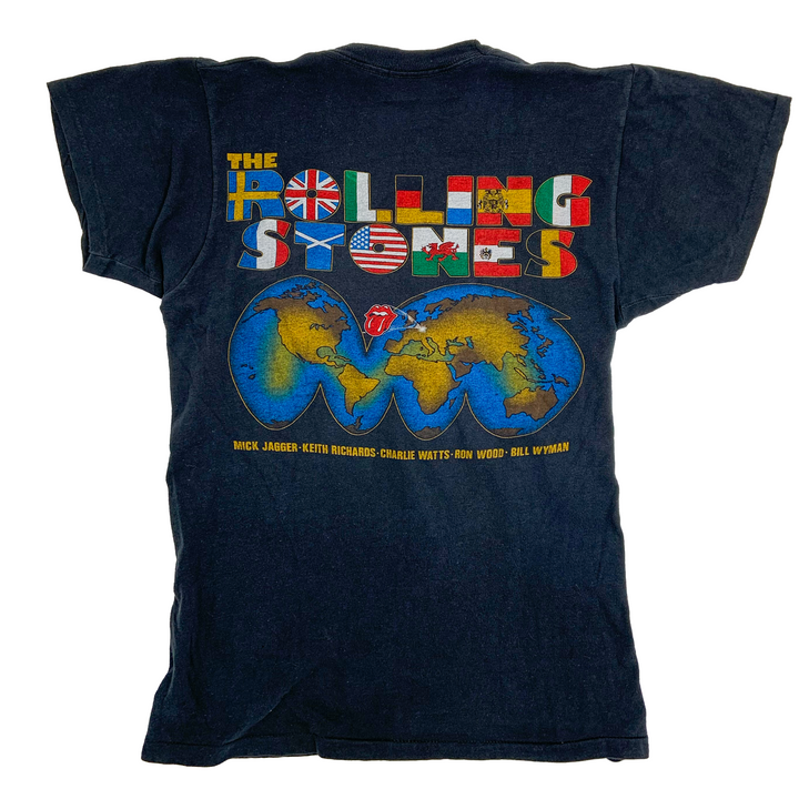 Vintage The Rolling Stones World Tour 81-82 black t-shirt