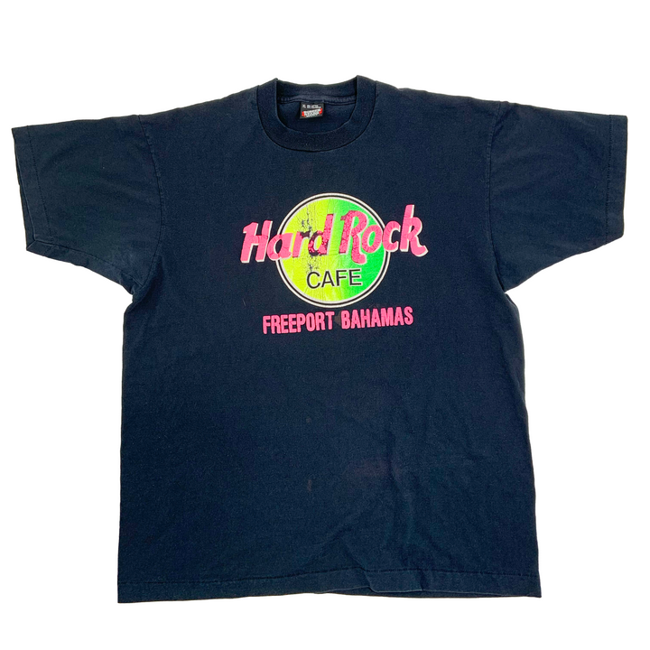 Vintage Hard Rock Cafe Freeport Bahamas black t-shirt