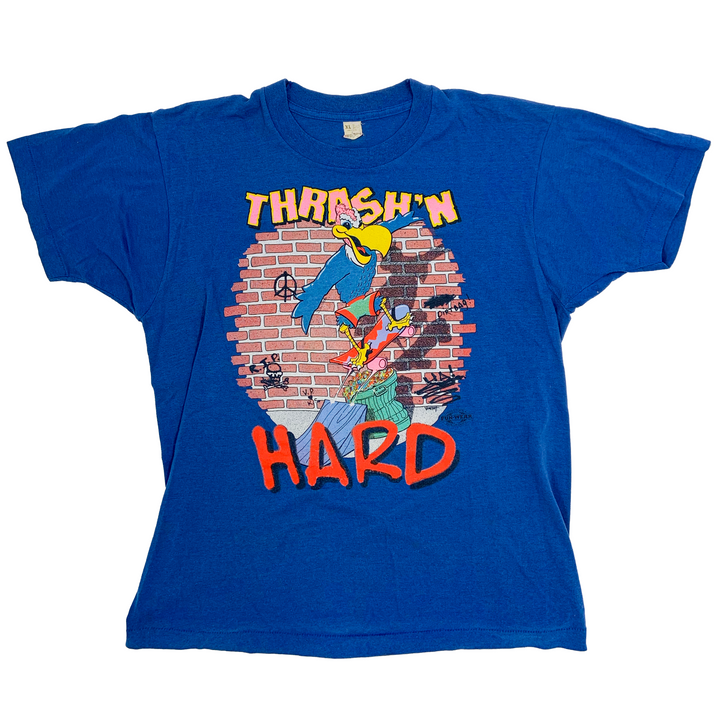 Vintage Trash'n Hard blue t-shirt